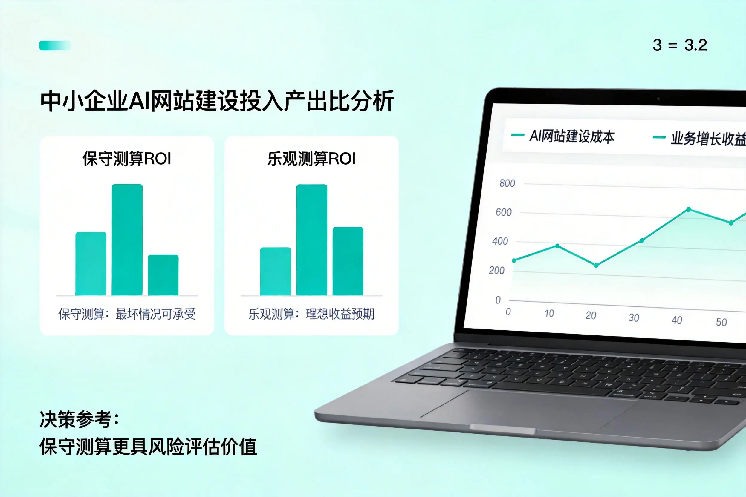 神农架中小企业AI网站建设投入产出比怎么算？先看这份分析