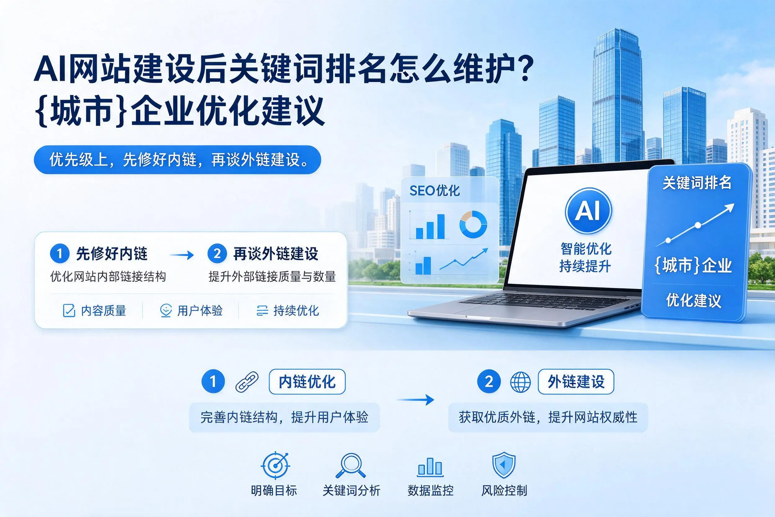AI网站建设后关键词排名怎么维护？神农架企业优化建议