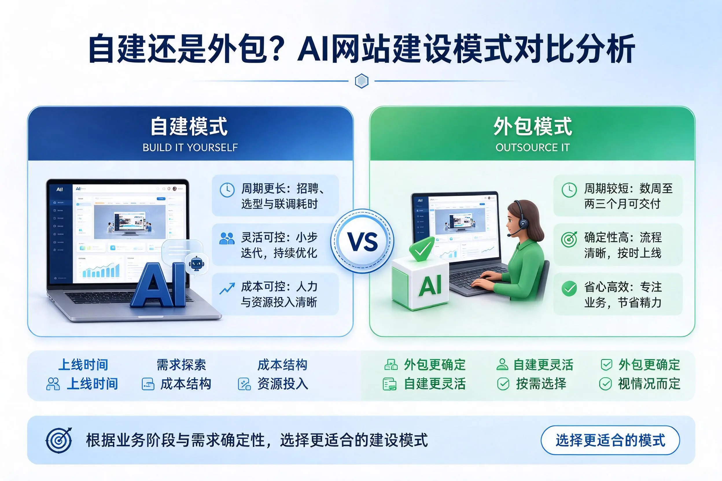 自建还是外包？神农架AI网站建设模式对比分析